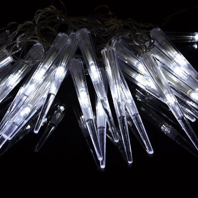 LED Lichterkette Zapfen 60er kaltweiß-transparent 4,7m BA11418
