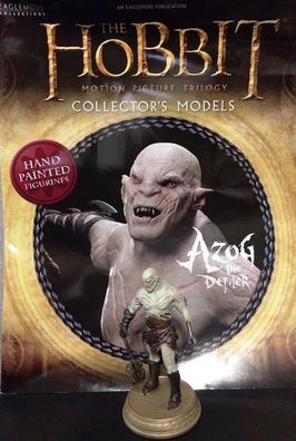 Eaglemoss * Azog The Defiler * #4 orc figur & magazine hobbit lord of the rings lotr