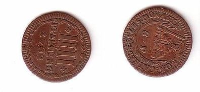 4 Pfennig Kupfer Münze Bistum Münster 1762