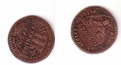 3 Pfennig Kupfer Münze Bistum Münster 1760