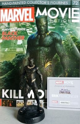 MARVEL MOVIE Collection #72 Black Panther Killmonger Figurine Eaglemoss engl. Magazin