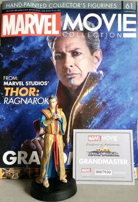 MARVEL MOVIE Collection #61 Grandmaster Figurine (Thor: Ragnarok) Eaglemoss engl. Mag
