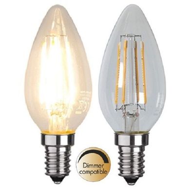 Illumination LED Filament E14 230V 400lm 3,2W 2700K dimmbar 352-03 Glühbirne