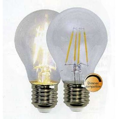Illumination LED Leuchtmittel Filament E27 230V 400lm 4W 2700K dimmbar 352-24