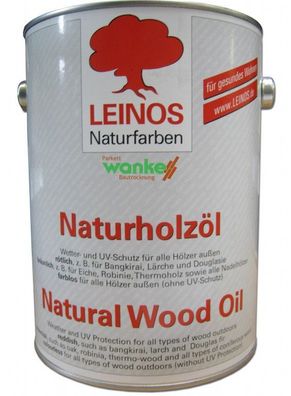 Leinos Terrassenholzöl Naturholzöl 236 2,5 L
