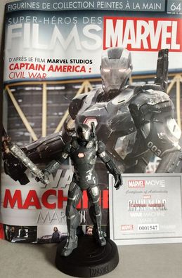 MARVEL MOVIE Collection #64 War Machine Figurine Captain America: Civil War Eaglemoss