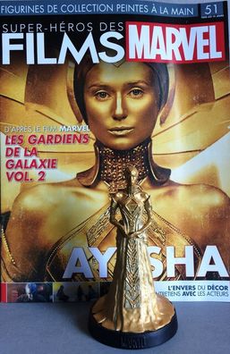 MARVEL MOVIE Collection #51 Ayesha Figurine (Golden High Priestess) Figurine Guardian