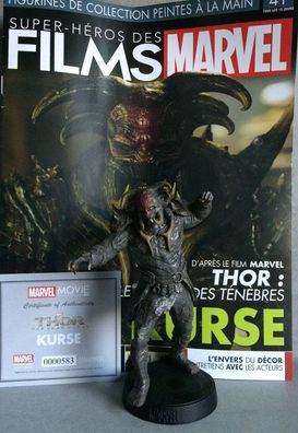 MARVEL MOVIE Collection #41 Marvel Kurse Figurine (Thor The Dark World) Eaglemoss fra