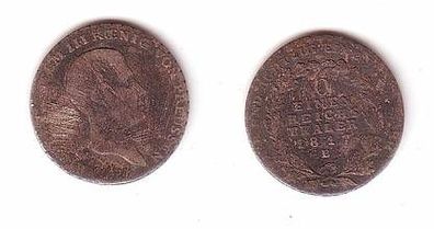 1/6 Taler Silber Münze Preussen 1817 B s/ ss