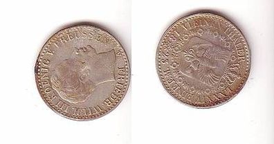 1/6 Taler Silber Münze Preussen 1823 A f. ss