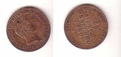2 1/2 Silbergroschen Preussen 1850 A ss
