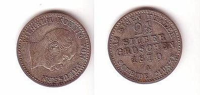 2 1/2 Silbergroschen Preussen 1870 A
