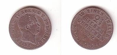 2 1/2 Silbergroschen Preussen 1842 A