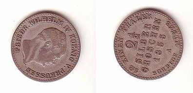 2 1/2 Silbergroschen Preussen 1855 A f. ss