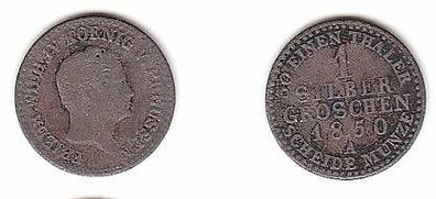 1 Silbergroschen Preussen 1850 A s