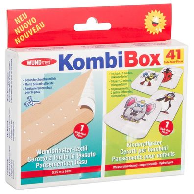 WUNDmed® Pflaster Kombi-Box 41-teilig Pflasterset