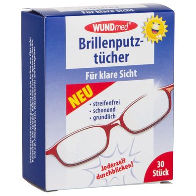 WUNDmed® Brillenputztücher 30 Stück/ Packung