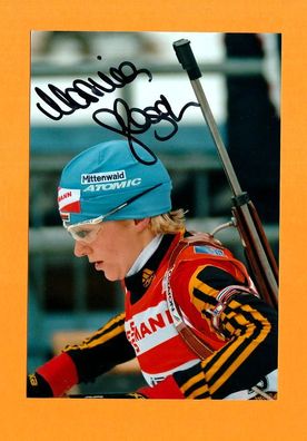 Martina Glagow (Biathlon) - persönlich signiert