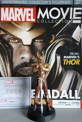 MARVEL MOVIE Collection #27 Heimdall Figurine (Thor The Dark World) Eaglemoss engl.