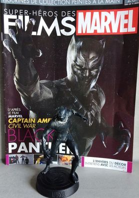 MARVEL MOVIE Collection #28 Black Panther Figurine (Captain America Civil War) franz.