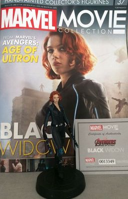 MARVEL MOVIE Collection #37 Black Widow Figurine (Avengers: Age of Ultron) Eaglemoss