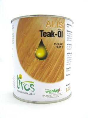 Livos Alis Teak-Öl 567 750 ml