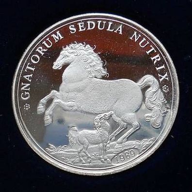 Silbermedaille BRD Proof/ PP Stuttgart "Doppelter Schautaler" 1700 - Replik