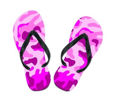 Flip Flops camouflage pink