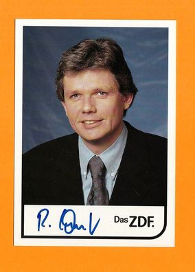 Ralph Schumacher (Moderator ZDF) - persönlich signierte Autogrammkarte