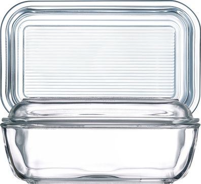 Luminarc ARC 60118 HELPER Butterdose 10.5x17cm Glas transparent 1 Stück