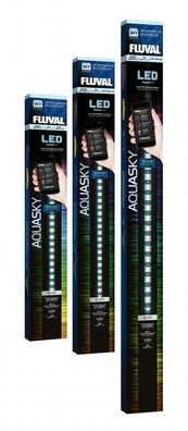 14552 Fluval AquaSky LED: 75-105 cm, 63 LEDs (42 W, 21 RGB), 21 W, 1450 lm, 3000-2500