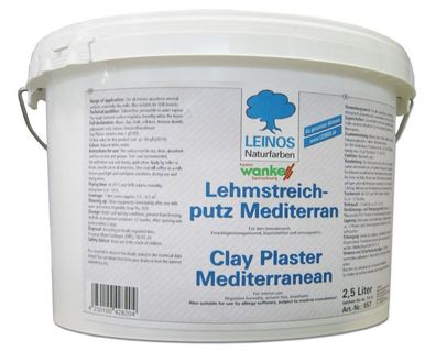 Leinos Lehmstreichputz Mediterran 657 2,5 L