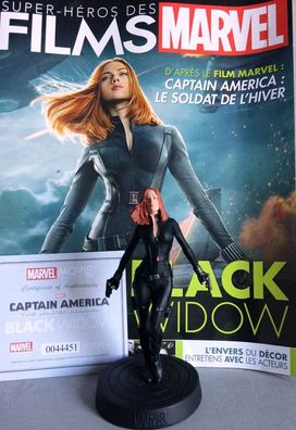 MARVEL MOVIE Collection #02 Marvel Black Widow Figurine Eaglemoss französisches Magaz