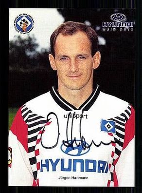 Jürgen Hartmann Hamburger SV 1996-97 Autogrammkarte + A49921