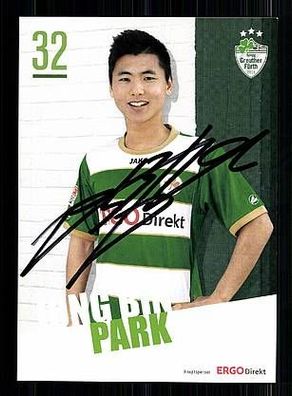 Jung Bin Park SpVgg Greuther Fürth 2012-13 Autogrammkarte + A49528