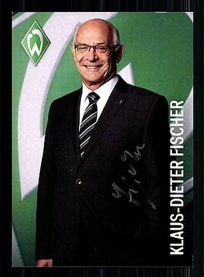 Klaus-Dieter Fischer Werder Bremen 2012-13 1. Karte TOP + A49535