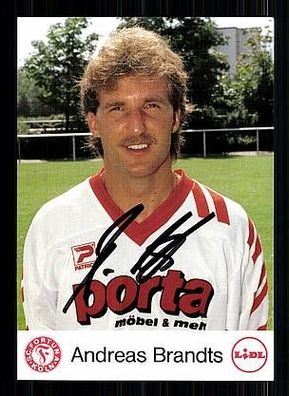 Andreas Brandts Fortuna Köln 1993-94 Autogrammkarte + A49558