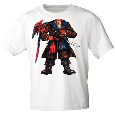 Kinder T-Shirt mit Print Pirat Seeräuber 15731 Gr. 110-164