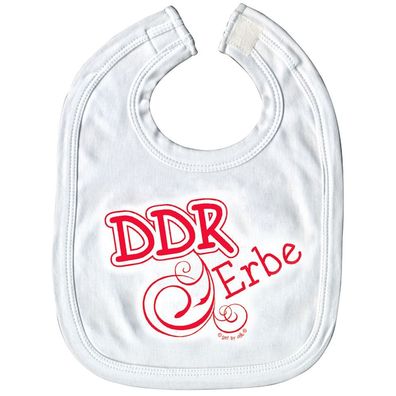 Baby-Lätzchen mit Druckmotiv - DDR Erbe - 07030 weiß