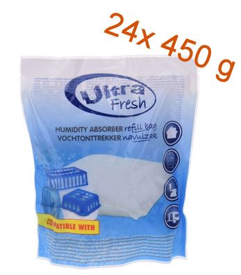 24x 450g Luftentfeuchter Nachfüllpack - Nachfüllbeutel Raum Entfeuchter Trockner