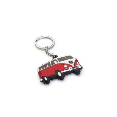 Original VW T1 Schlüsselanhänger Bulli Lifestyle Anhänger rot/ weiß 2K0087010