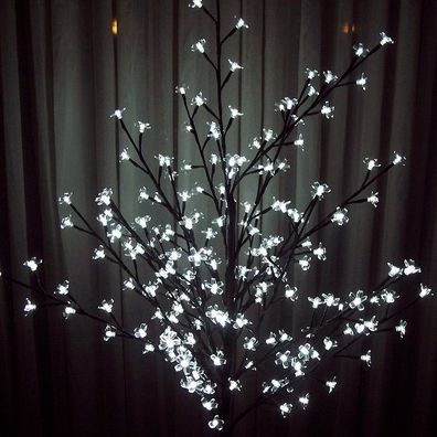 LED Lichterzweig Lichterbaum 200 Blüten 150cm kaltweiß BA11638