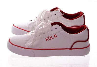 Köln Schuhe (weiß/ rot) verschiedene Größen Cologne Sneaker Kölle Turnschuhe