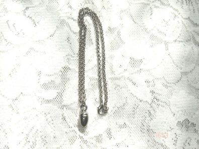 Halskette schlichte Dirndlkette Trachtenkette Erbskette mit Eichelanhänger Z