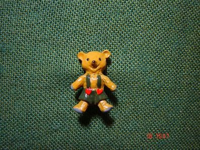 Anstecknadel ganz süße Bärchen Brosche Teddy Junge handbemalt Trachtenbrosche