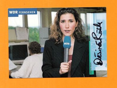 Desiree Rösch (deutsche Moderatorin - WDR) - persönlich signiert