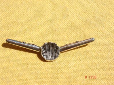 Hemdschmuck Kragenclip Spange schlichtem Motiv zum Trachtengwand