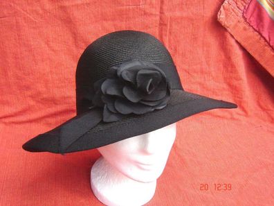 Damenhut stylischer Hut dunkellila  süße Glocke Rollhut knautschbar 