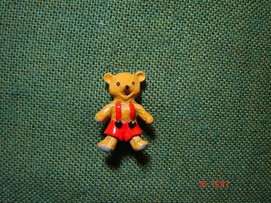 Anstecknadel ganz süße Bärchen Brosche Teddy Mädchen handbemalt Trachtenbrosche p