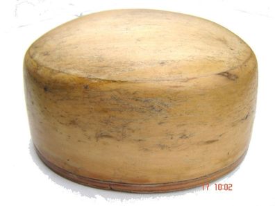 Holzform Hutform Holzkopf hatblock wenig benützt Kantenkopf hatblock Nr 18193